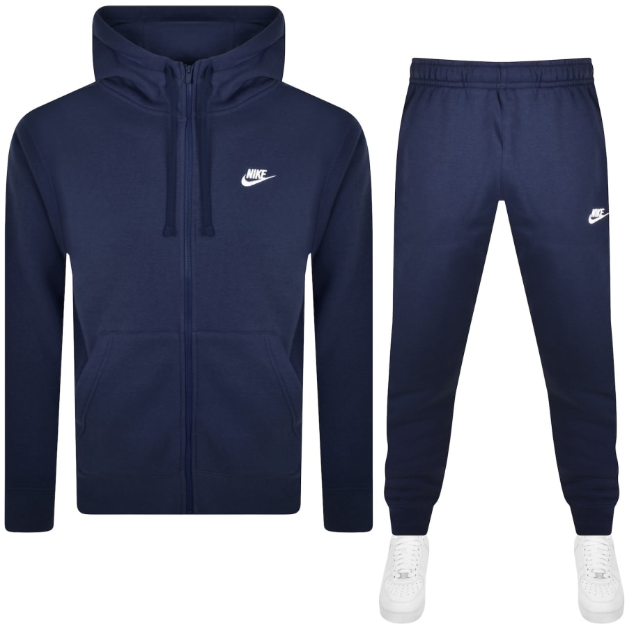Nike Standard Fit Logo Tracksuit Navy Mainline Menswear Denmark